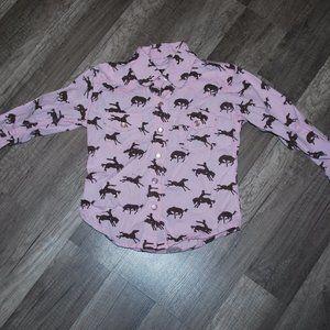 Girl's Walls Ranch Wear Button Down Shirt X-Small